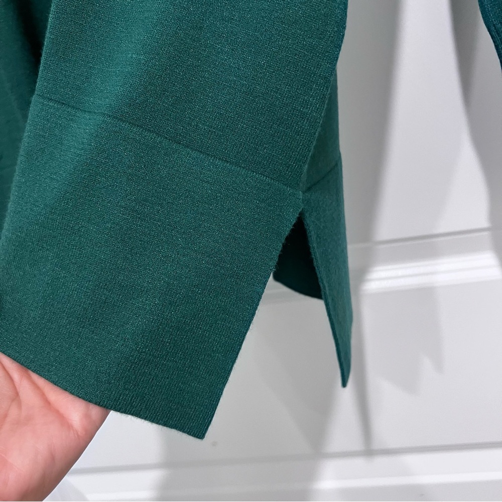 NWT Soft Surroundings Perfect Turtleneck Sweater in Green Sz. Medium (10-12) - Picture 5 of 12